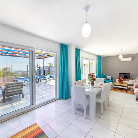 With Private Pool And Stunning View In Kas Villa Uzumlu (Mediterranean)