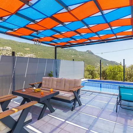 With Private Pool And Stunning View In Kas Villa *
